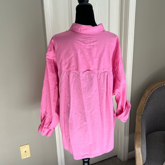 A New Day Pink Casual Button Down Shirt - Picture 2 of 5